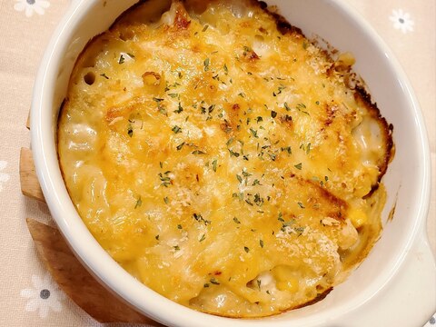 【幼児食】鶏肉と白菜のグラタン